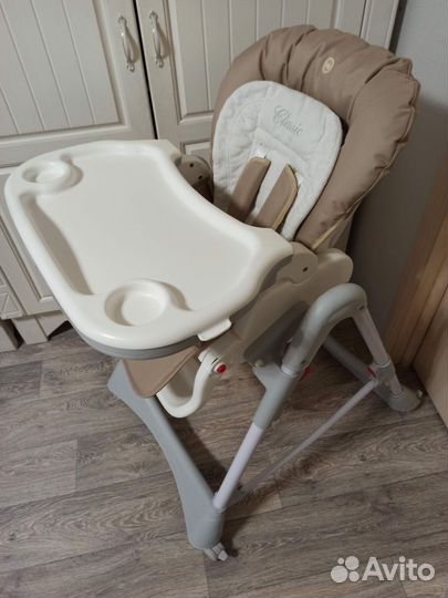 Стул для кормления 0+, новый чехол и ремни