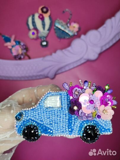 Брошь ручной работы