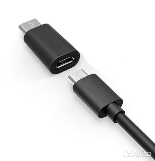 Адаптер (переходник) microusb (F) - USB Type C (M)