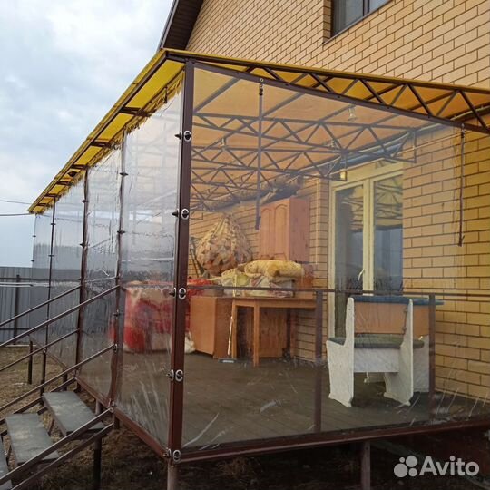 Мягкие окна для террасы