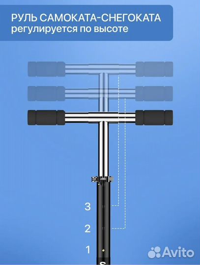 Снегокат-самокат