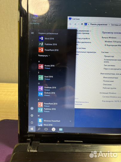 Ноутбук lenovo G770 