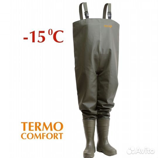 Полукомбинезон рыбацкий Хаски эва с чулком дуплекс