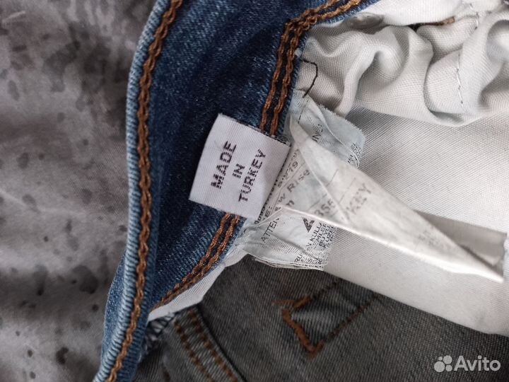 Джинсы синие