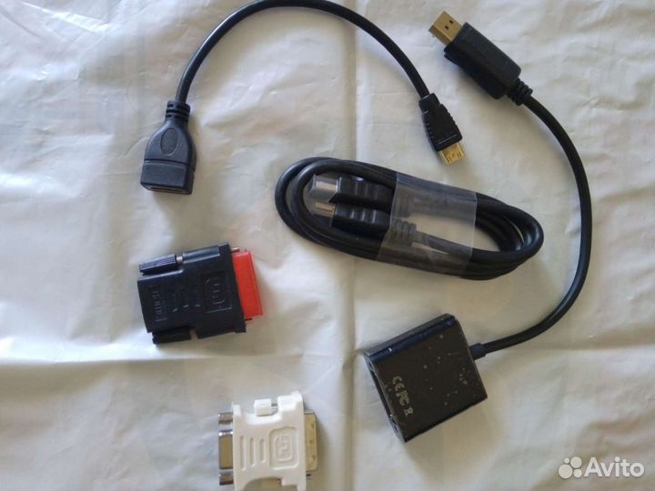 Пк кабели и переходники (hdmi, dp, vga, SATA и др)