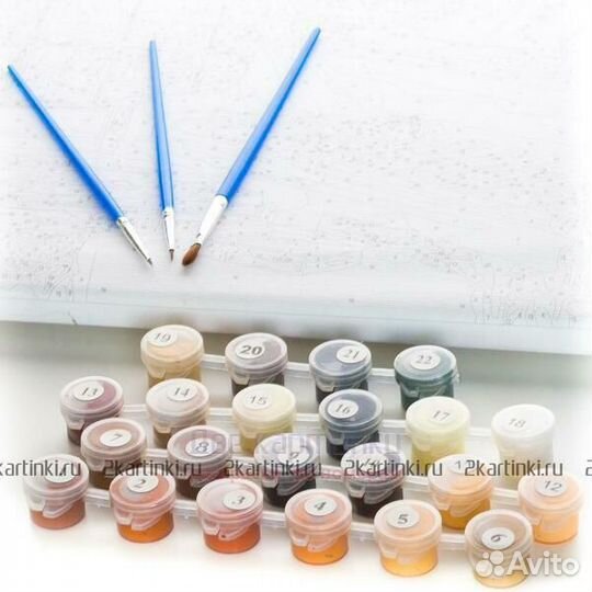 Картина по номерам 40x50 Девушка в шляпе на фоне п