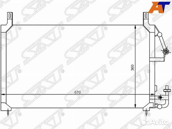 Радиатор кондиционера daewoo espero
