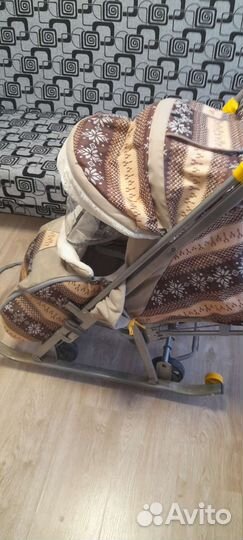 Коляска санки