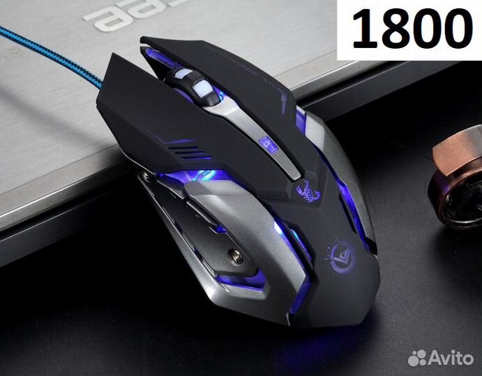 Мышка механическая игровая геймерская мышь