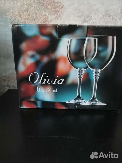 Бокалы для вина богемия новые