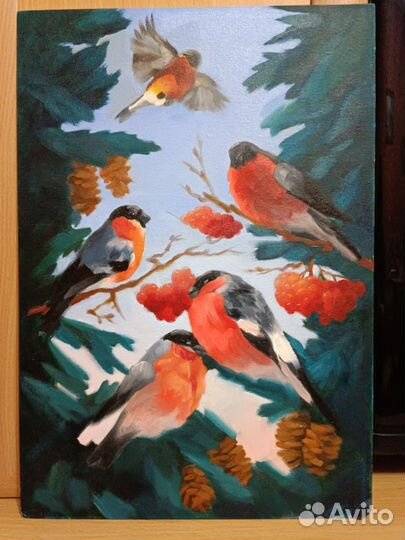 Интерьерная картина ручная работа