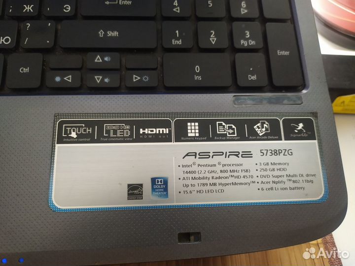 Ноутбук Acer Aspire 5738PZG для учебы