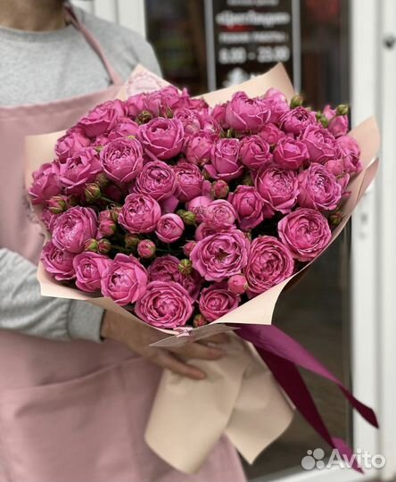 51 кустовая роза 101 21