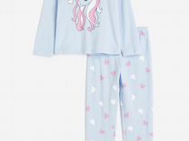 Пижама с единорогом для девочки hm 92