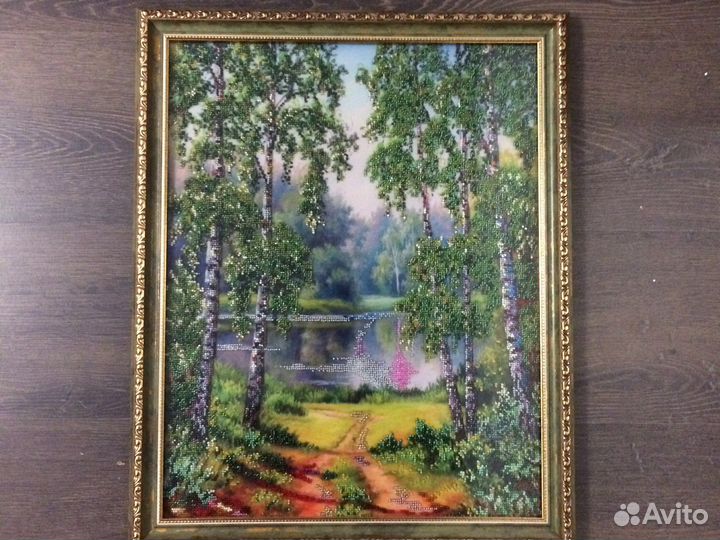 Картины вышитые бисером