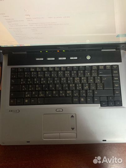 Ноутбук fujitsu Siemens amilo Pi 1536