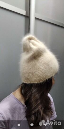 Шапка из ангоры. Новая