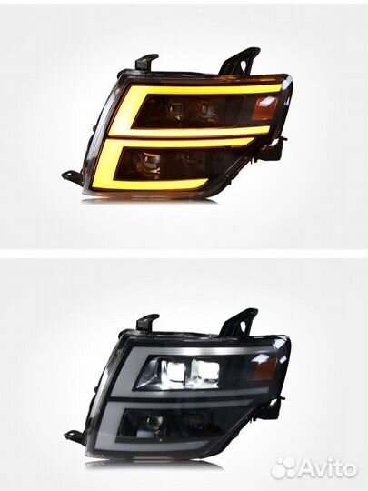 Bi-led фары pajero