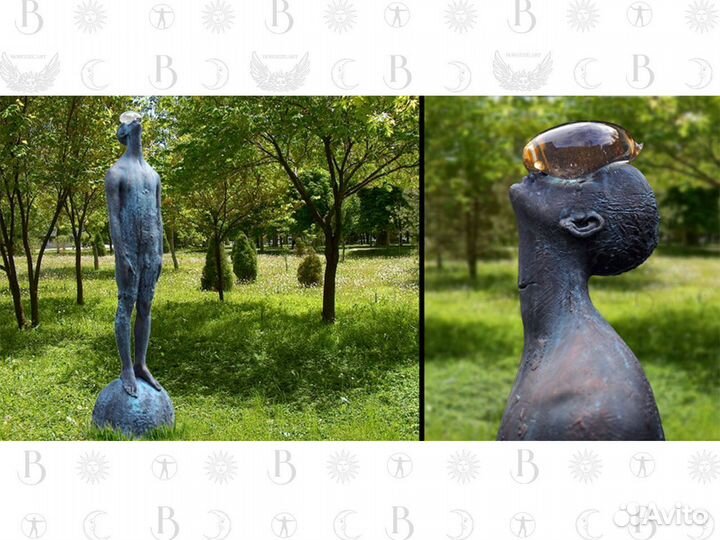 Современная скульптура Дождь 2,1м