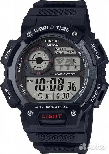 Мужские часы Casio Illuminator AE-1400WH-1A