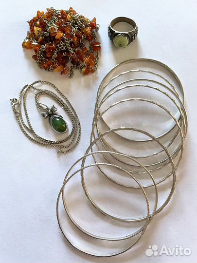 Серебрянные украшения СССР
