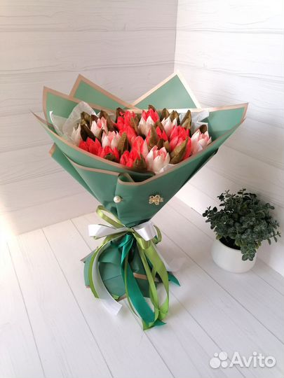 Зефирные тюльпаны