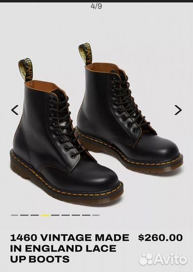 Dr martens ботинки 1460 made IN england