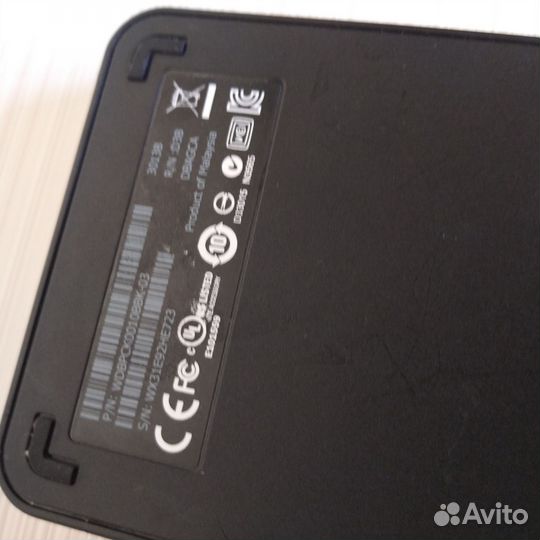 Внешний переносной жёсткий диск HDD WD 1TB