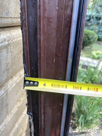 Окна пластиковые бу коричневые