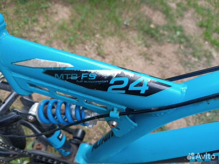 Подростковый горный велосипед altair MTB FS 24