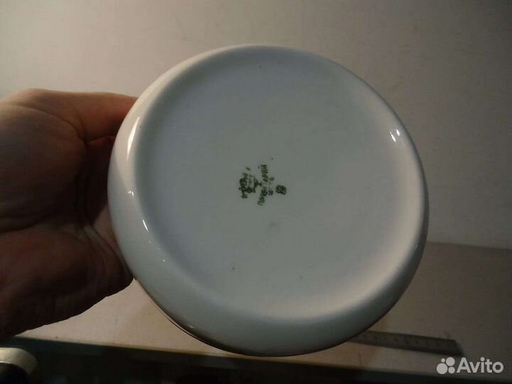 Старинная чаша капельник фарфор