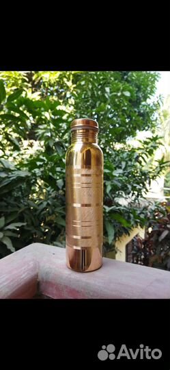 Бутылка медная новая