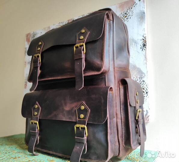 Рюкзак мужской натуральная кожа