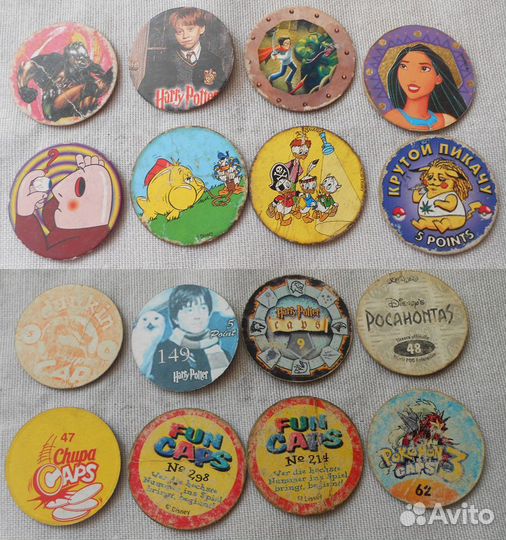 Фишки разные