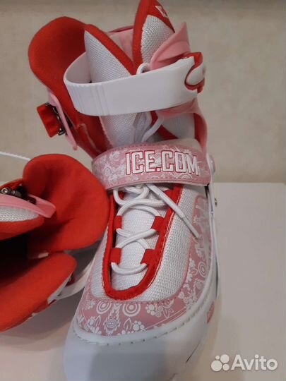 Коньки для девочки 34-37 р новые