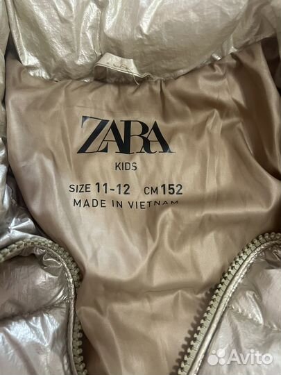 Куртка на девочку zara 11-12 лет