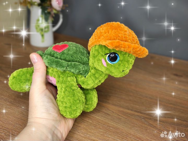 Вязаная черепаха Вязаные игрушки ручная работа