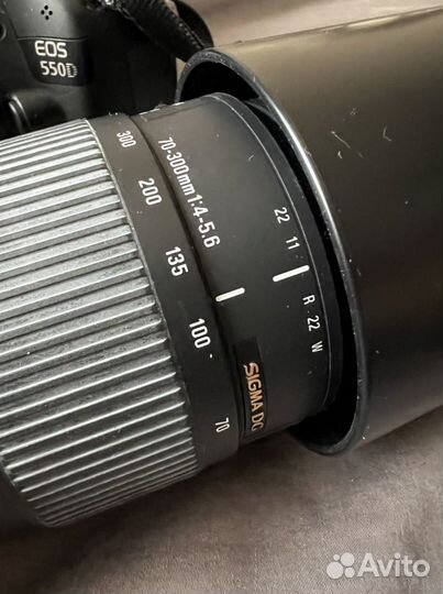 Зеркальный фотоаппарат canon 550d с доп объективом