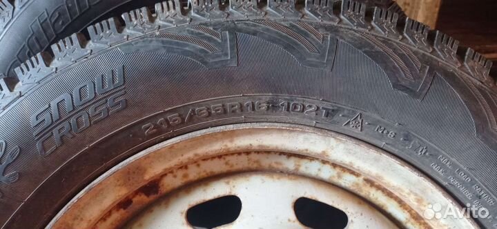 Cordiant Snow Cross 215/65 R16 и 215/65 R16