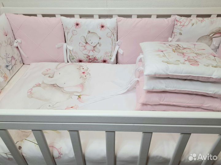 Бортики в детскую кроватку