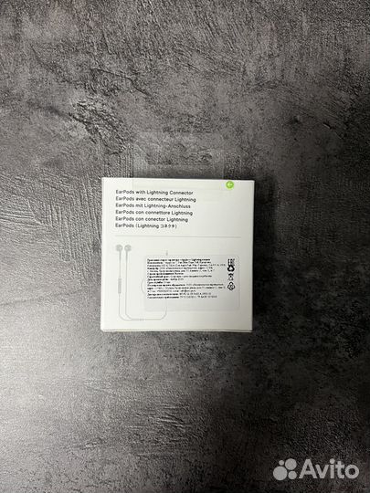 Наушники apple earpods lightning