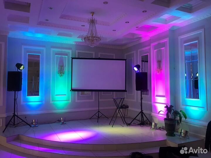 Аренда проектора света, звука и шоу