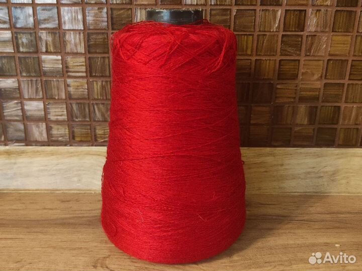 Пряжа в бобинах полушерсть Белорусская