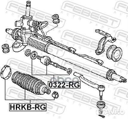 Пыльник рулевой рейки nissan skyline V36 2006.1