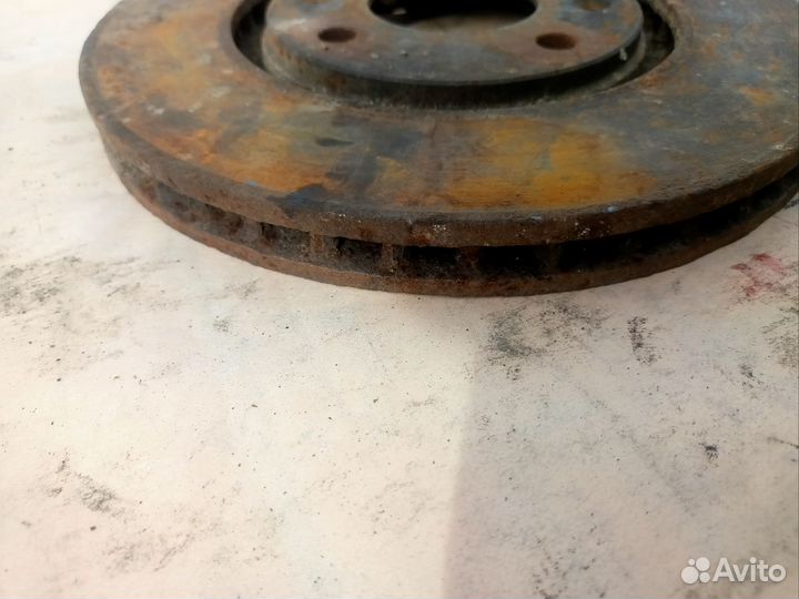 Диск тормозной передний Peugeot 406