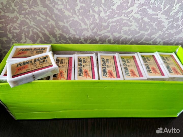 Новые лезвия для бритья Perma-sharp Турция