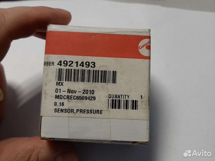 Датчик давления турбины Cummins 4921493