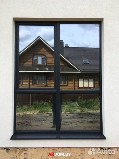 Окна в дом тамбур dfg14012