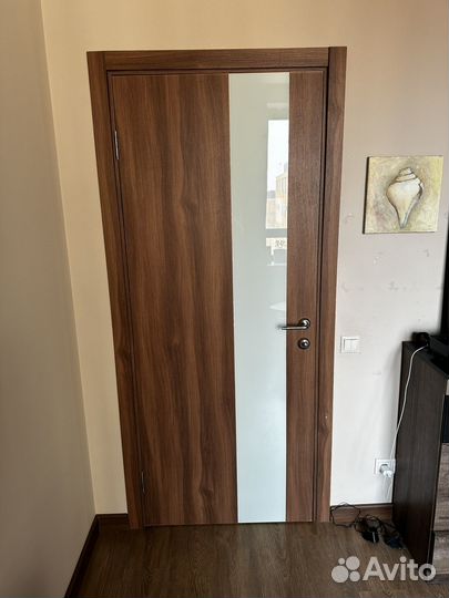 Двери межкомнатные с коробкой деревянные Б/У