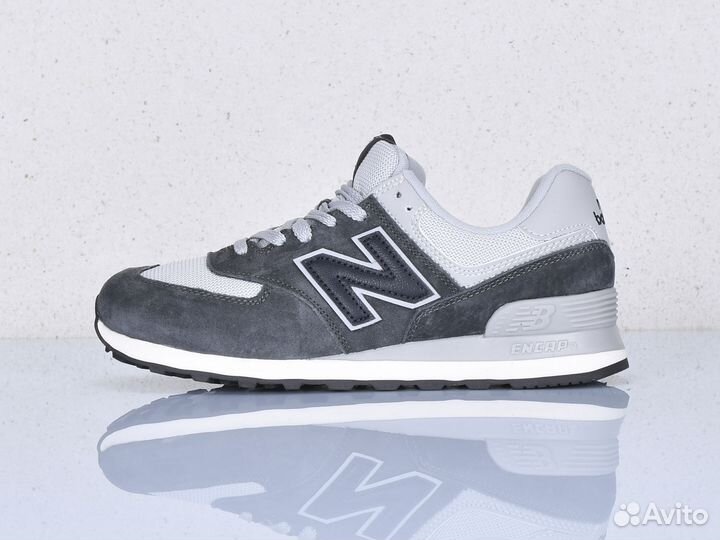 Кроссовки New Balance 574 натуральная замша